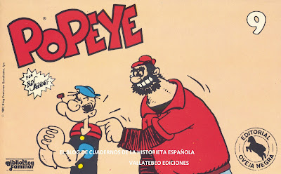 Popeye 9. Editorial La Oveja Negra, 1987
