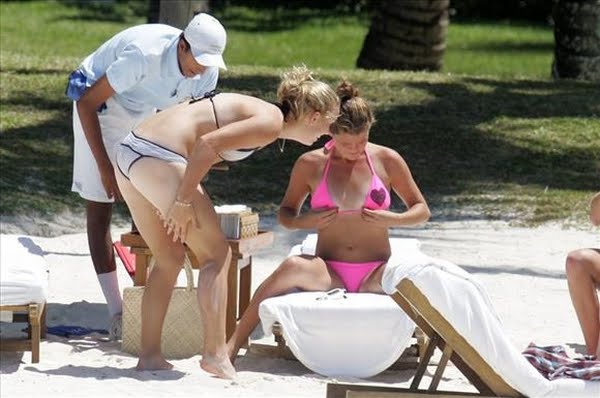 Caroline Wozniacki And The Radwanska Sisters Caught Sunbathing Topless in