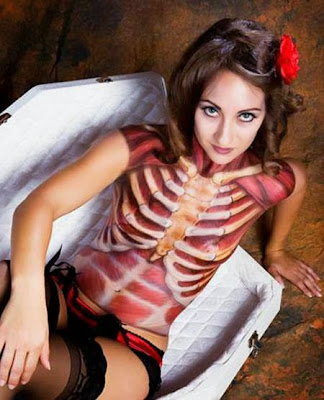 halloween body paint ideas