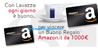 Logo Lavazza ''Ogni giorno buono'': vinci 620 buoni Amazon da 50€, 60 buoni Amazon da 1.000€ e 1 da 5.000€