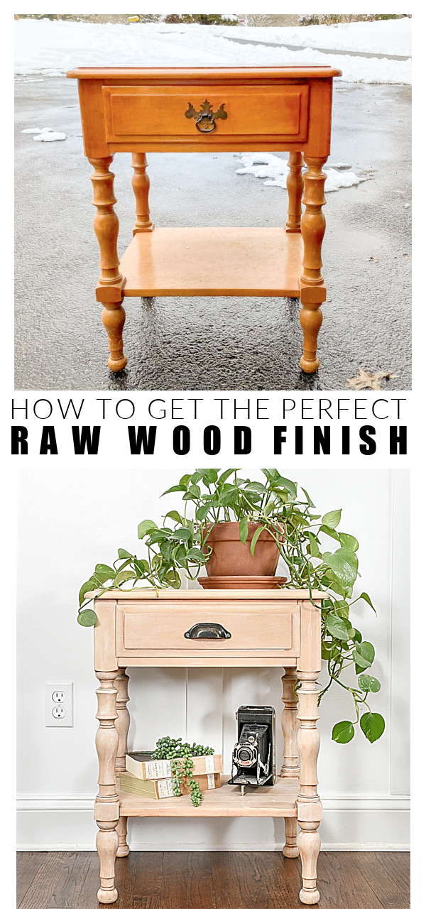 How to get the perfect raw wood finish