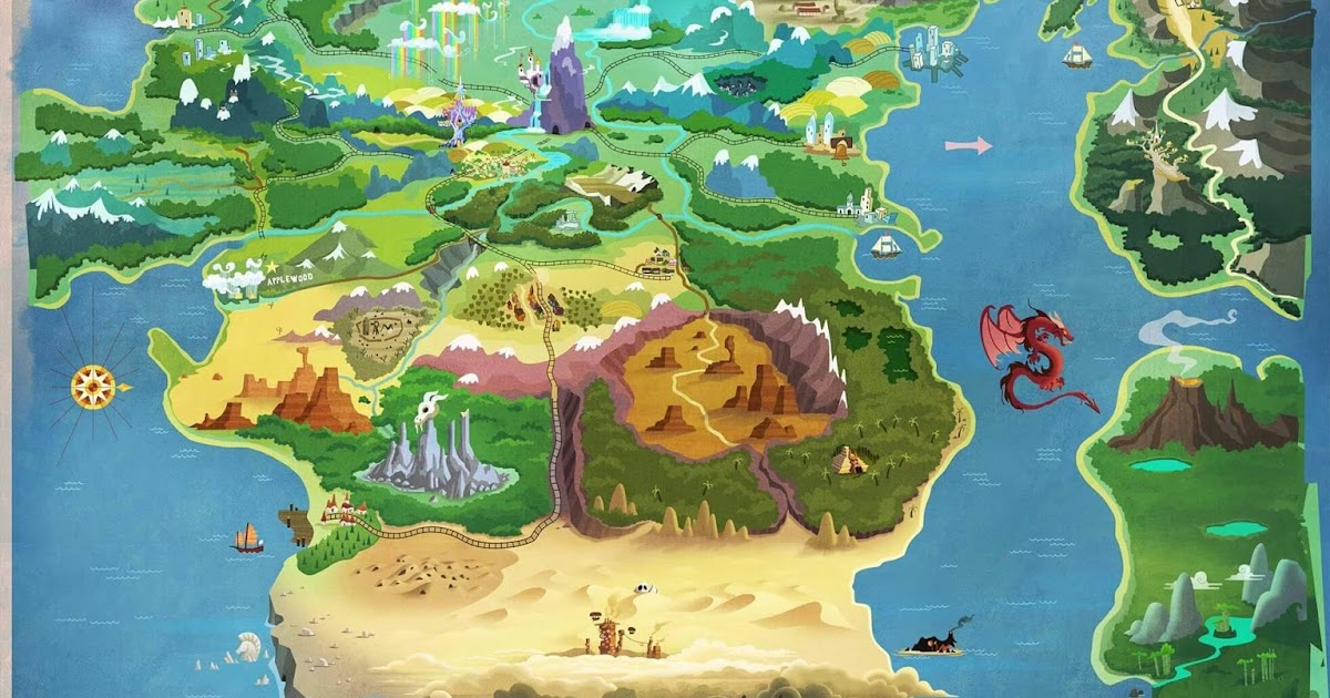 my little pony map Equestria Daily Mlp Stuff Map Of Equestria Updated For The