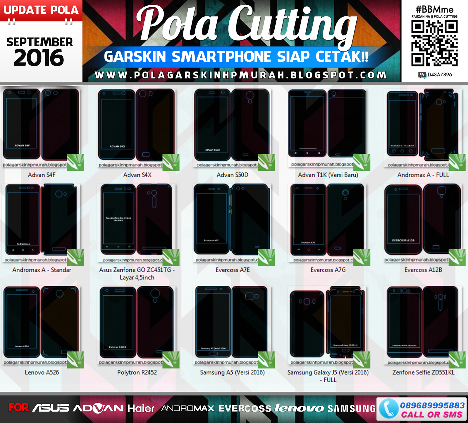 [Update September 2016] Pola/Template Cutting Gar-Skin 