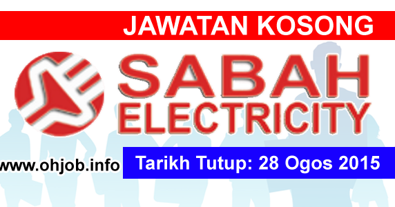 Jawatan Kosong Sabah Electricity Sdn Bhd (28 Ogos 2015 