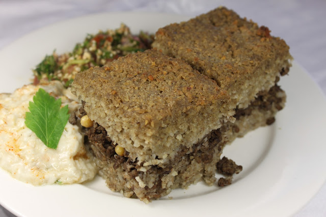 Wheat and Meat loaf كبيبة  Kobeba