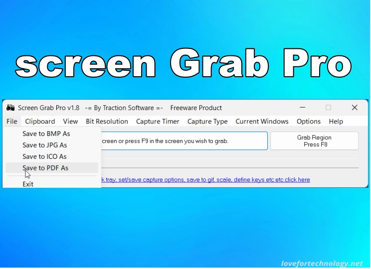 screen Grab Pro  :   Δωρεάν λογισμικό καταγραφής οθόνης.