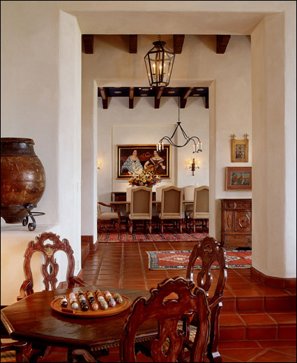 Spanish Colonial Style Home Interior