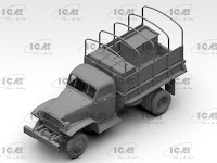 ICM 1/35 WWII US Army Kitchen Truck (35587) Color Guide and Paint Conversion Chart
