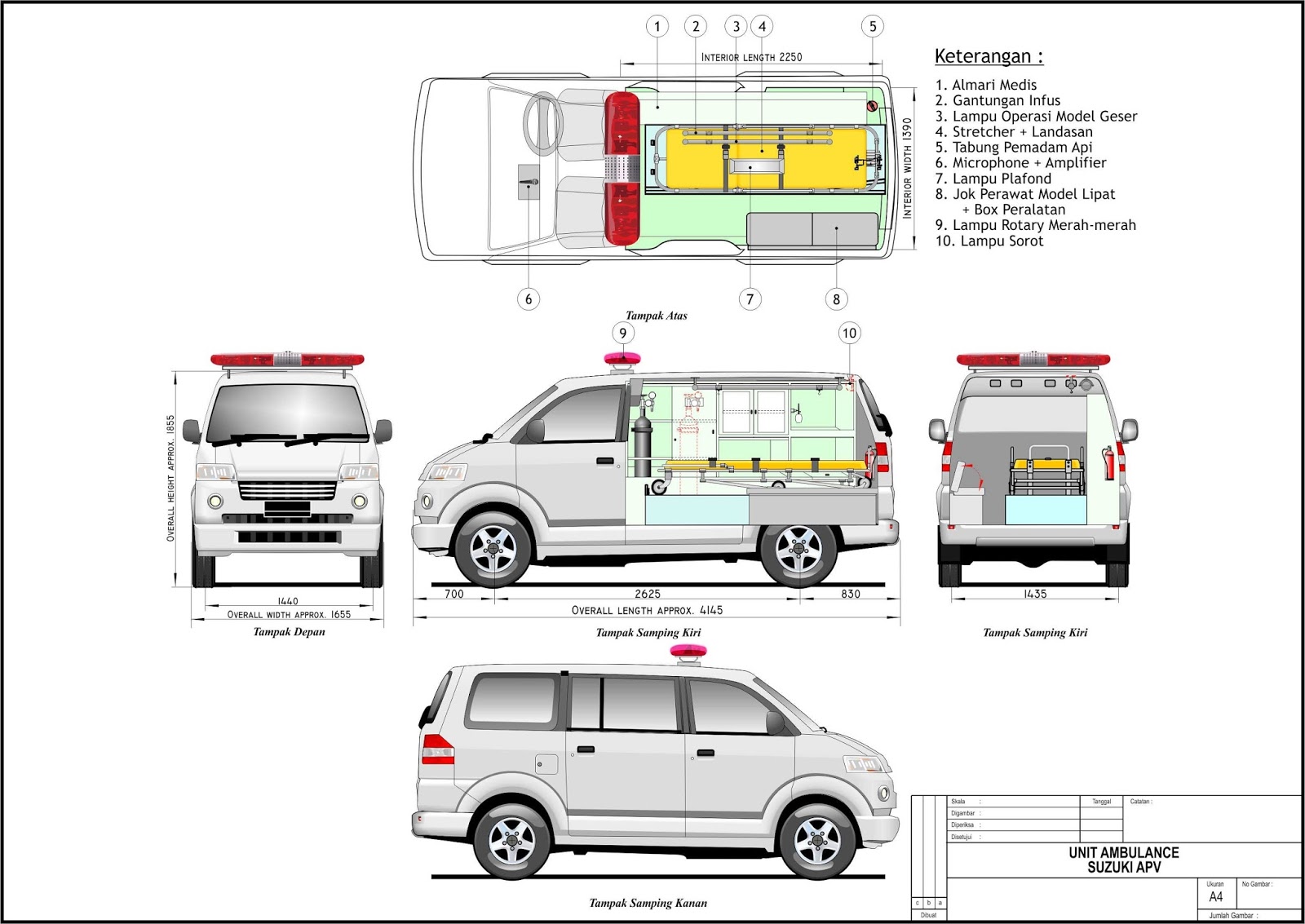 PT. Ambulance Pintar Indonesia, Workshop Karoseri Mobil Ambulance