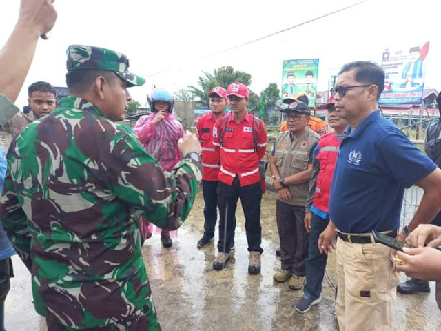 Dandim  0304 Mengecek  Persiapan Dan Perkembangan Pasca Gunung Merapi Menjadi Level Siaga III [Siaga] Di Nagari Batu Palano