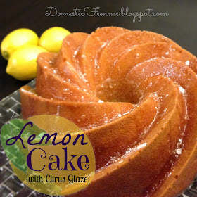 Lemon Bundt Cake with Citrus Glaze {Domestic Femme} #Cakes #Recipe #Recipes #Ingredients #Lemons #Dessert #Desserts #Pound #Fresh #Real #Fluted #Brunch #Baby #Bridal #Wedding #Shower #Showers #Easy #Idea #Ideas #Baked #Breakfast #Holiday #Holidays #Food #Foods #Mothers #Fathers #New #Years #Brunch #Party #Parties #Menu #Menus #Christmas #Easter #Thanksgiving #Sunday #Crowd #Make #Ahead #Best #Summer #Seasonal #Spring