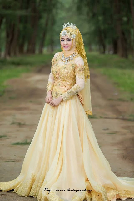 31 Model  Gaun  Pengantin Muslimah Terindah di Dunia Tahun 