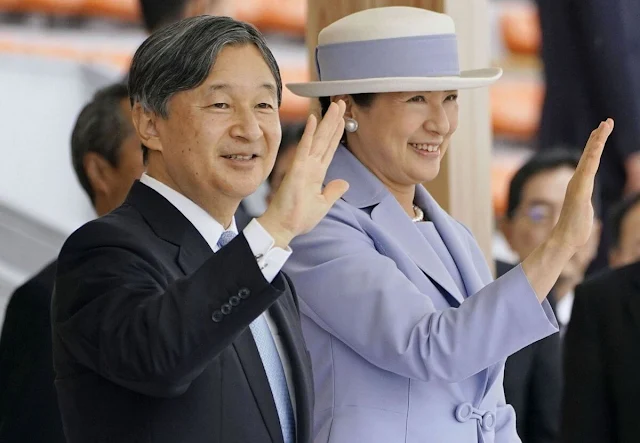 Emperor Naruhito and Empress Masako attended the opening ceremony of the National Sports Festival 2023