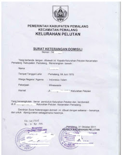 Contoh Kelengkapan Surat Lamaran PEGAWAI NEGERI SIPIL 2017