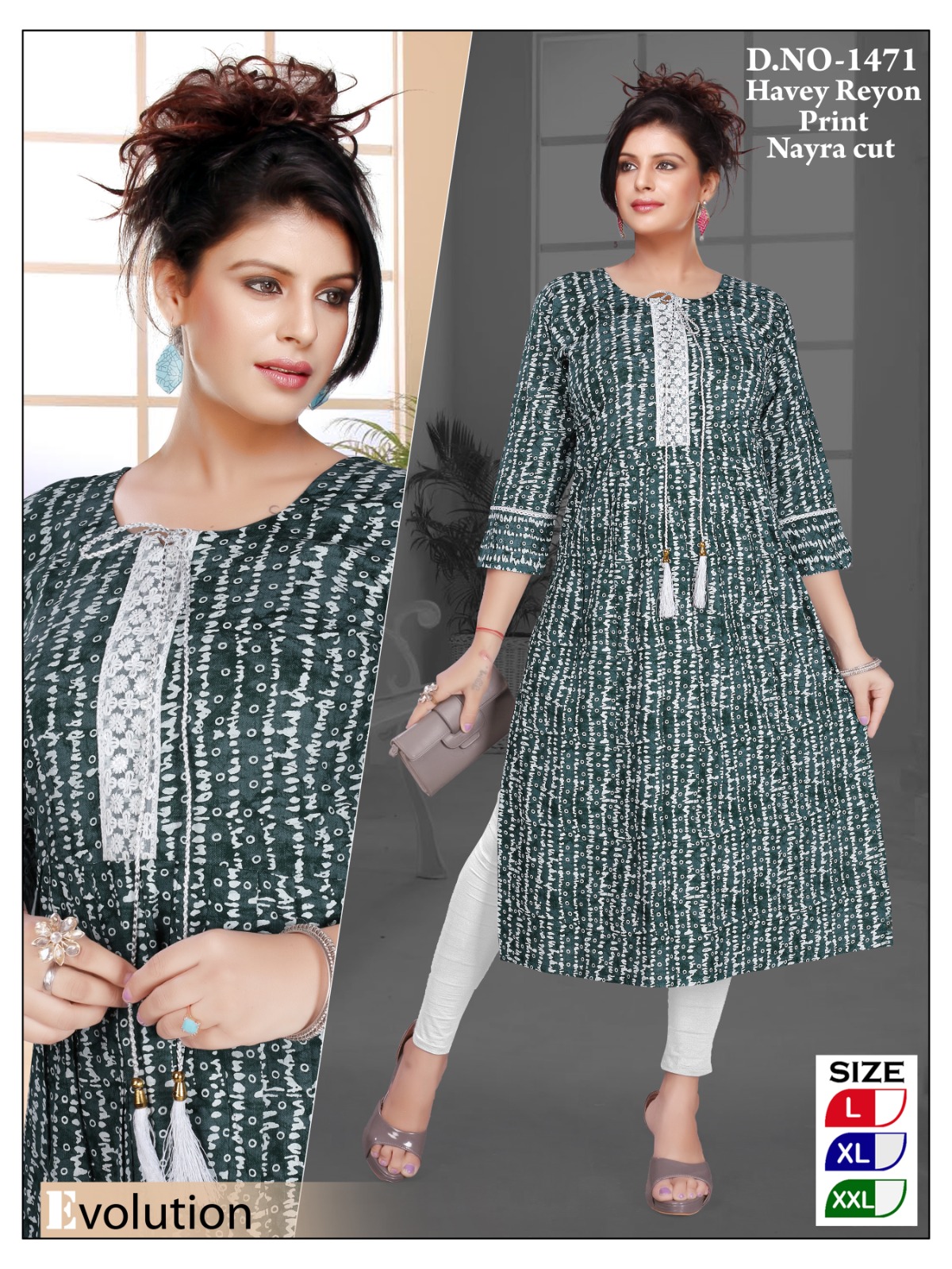 Design 2 Kasturum Naira Cut Kurtis