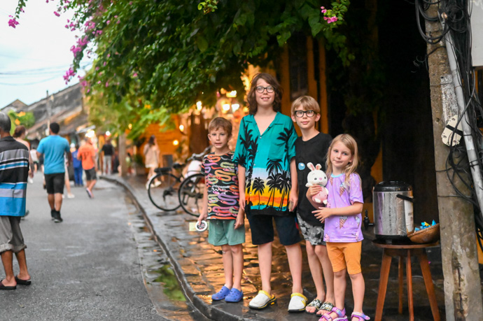 Vietnam with children, backpacking south east asia with kids, hoi an