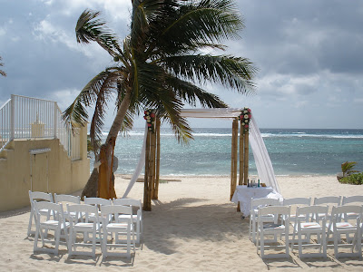 Unity Sand Wedding Ceremony on The Joy Of Weddings  Cayman Beach Wedding With Unity Sand Ceremony