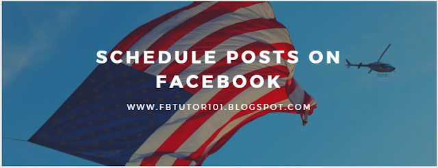 Schedule Posts On Facebook