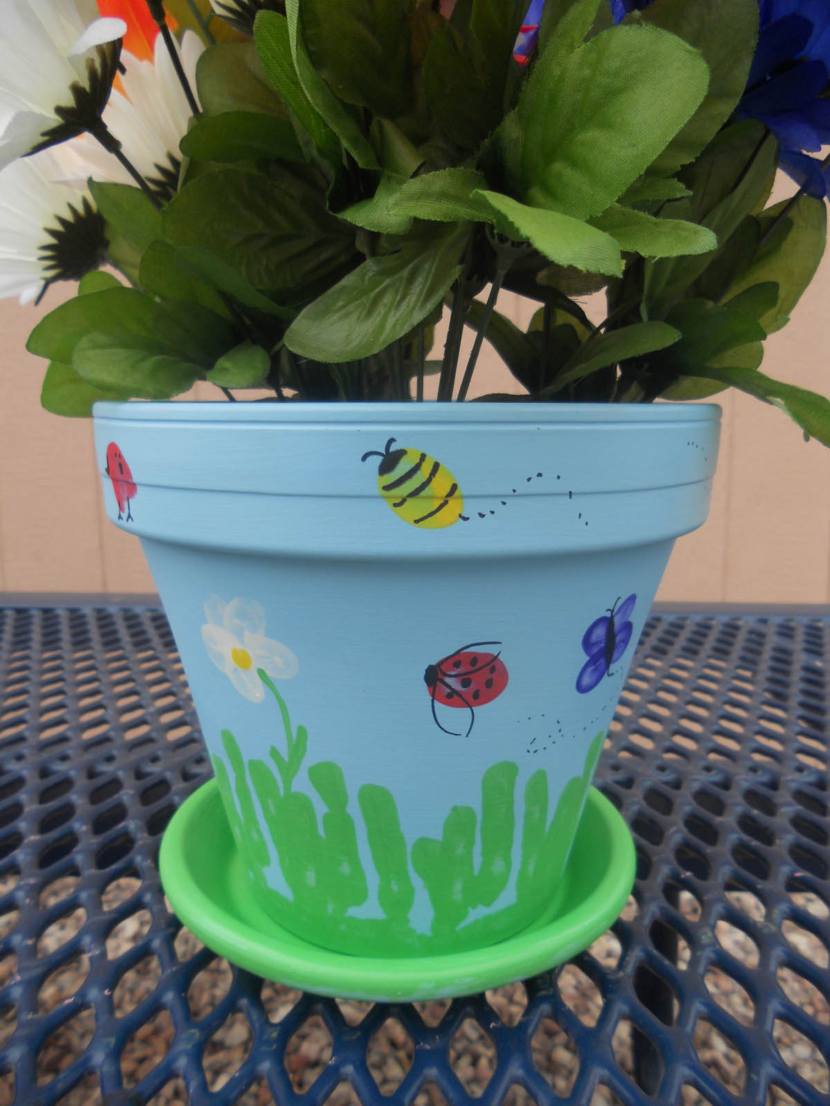 flower pot ideas on pinterest Fingerprint Flower Pot Teacher Gift | 1200 x 1600