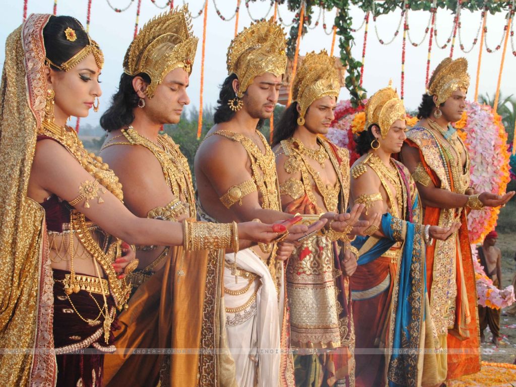 Wallpaper Pemeran Serial Mahabharata ANTV Mahabharata