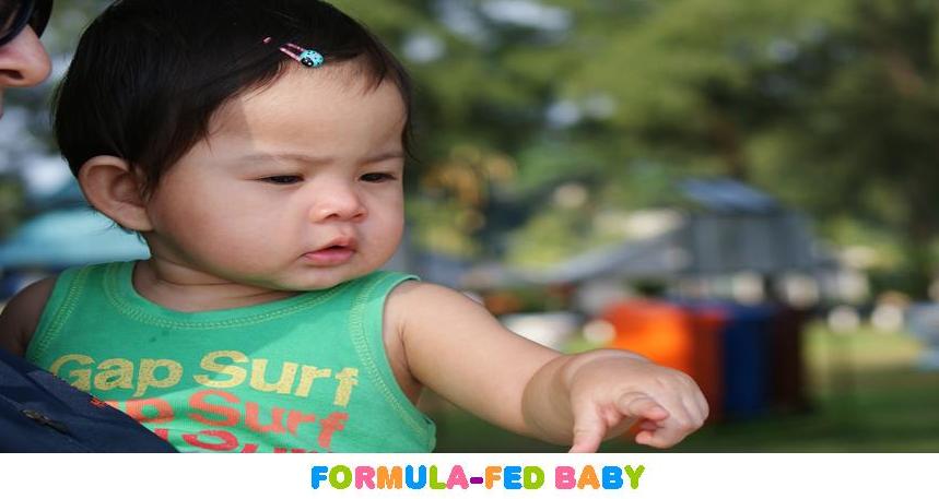 Formula-fed baby