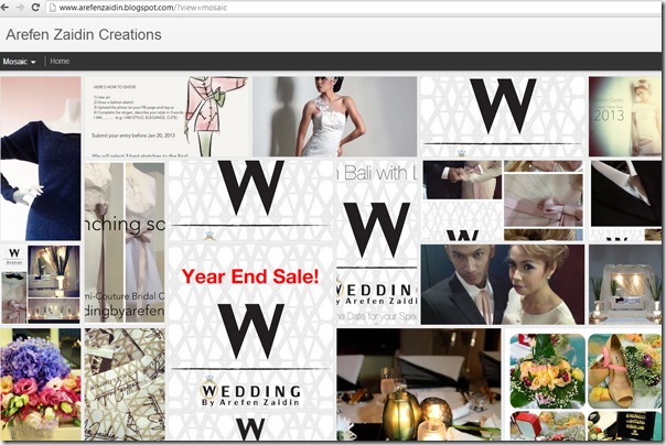 Blog Arefen Zaidin Creations.