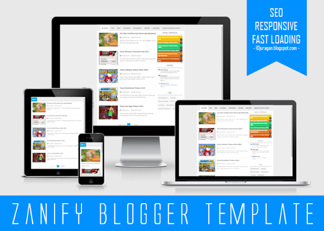 Zanify Responsive Blogger Template