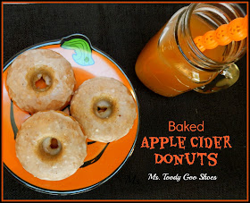 Baked Apple Cider Donuts by Ms. Toody Goo Shoes