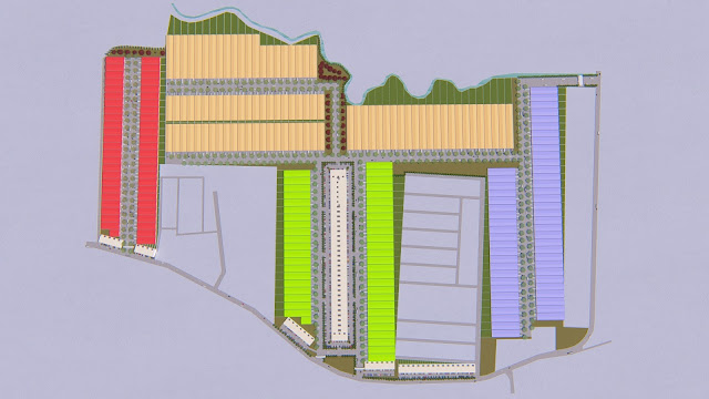 site plan pergudangan