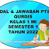Contoh Soal PTS Al-Qur'an Hadis Sesuai KMA 183 Kelas 1 MI Semester 1 Tahun 2022/2023