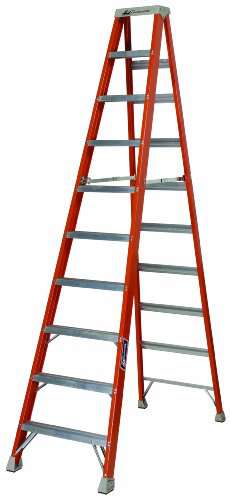 Louisville Ladder FS1510 300-Pound Duty Rating Fiberglass Step Ladder, 10-Feet