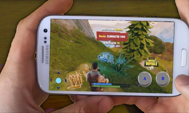 Fortnite Battle Royale su un dispositivo Android