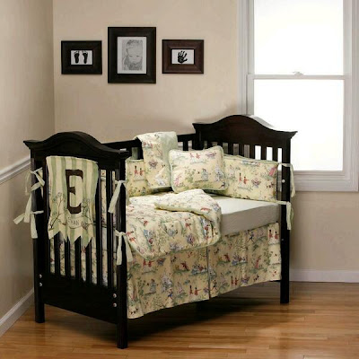 Gray Nursery Bedding on Serendipity  Baby Bedding Option Two