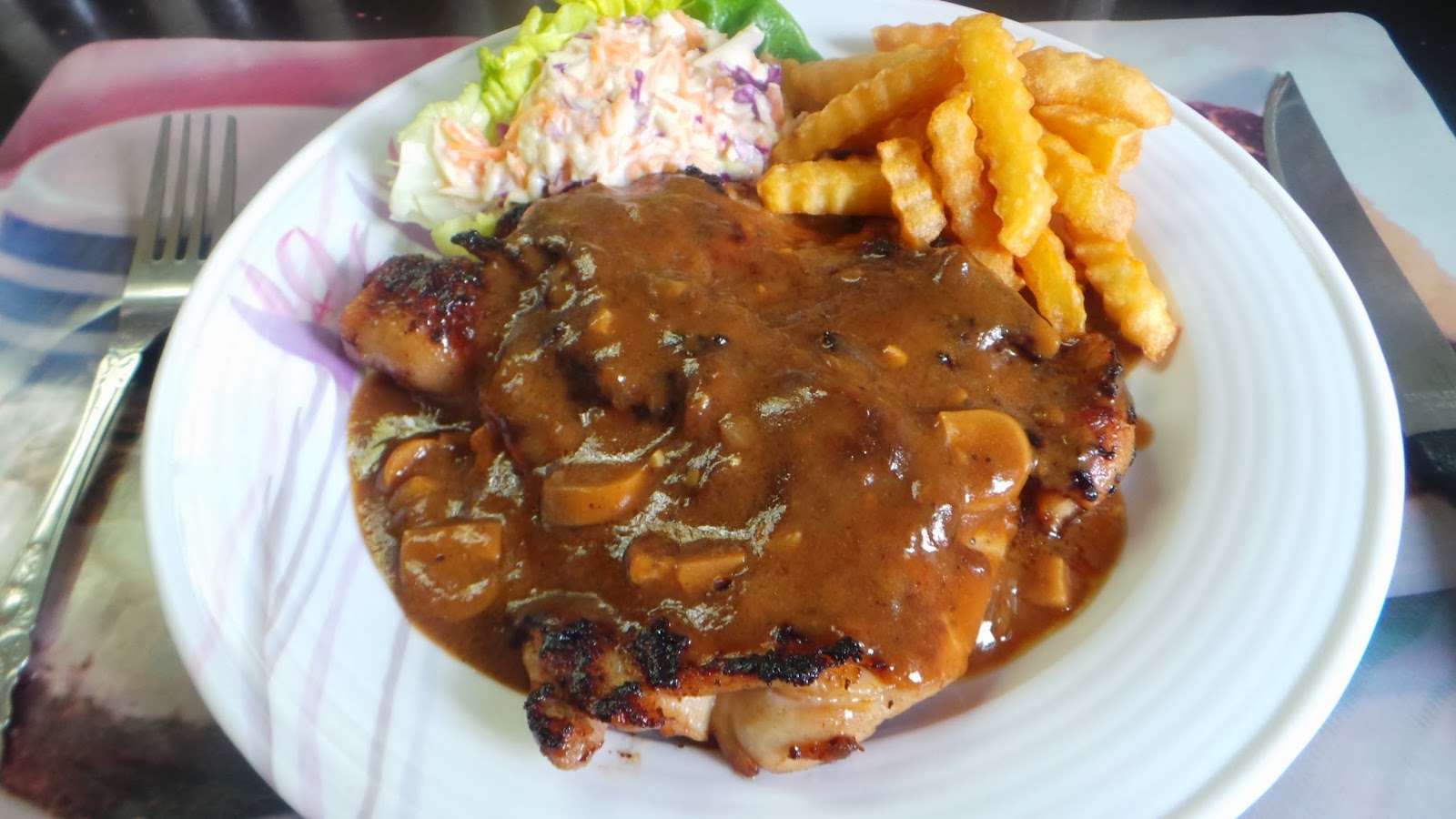 RESEPI CIKGU ANI: CHICKEN GRILLED WITH BLACKPEPPER 