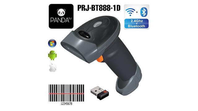 Cara Setting Wireless Barcode Scanner Panda PRJ-BT888-1D