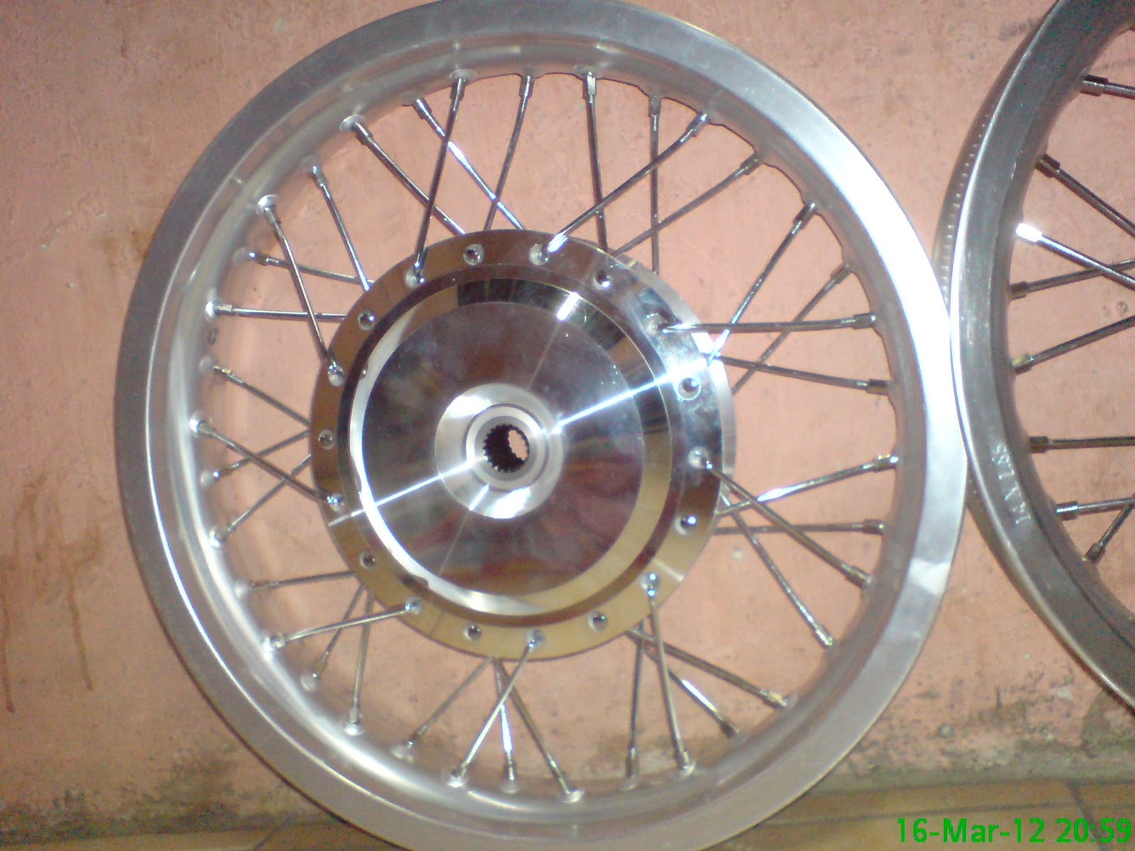  Velg Champ Silver Ring 14 buat Vario Beat Scoopy Velg 