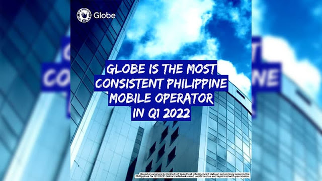 Globe, most consistent mobile operator in PH for Q1 2022 —Ookla