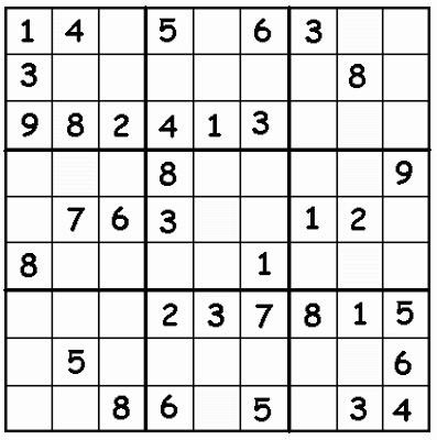 printable sudoku