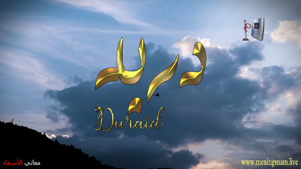 معنى اسم دريد, وصفات, حامل, هذا الاسم, Duraid,