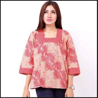 Model baju batik wanita untuk kerja terbaru