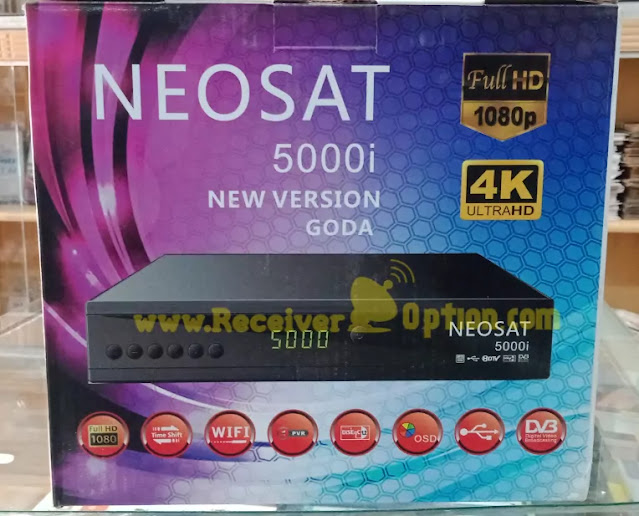 NEOSAT 5000i 1506LV 1G 8M BUILT IN WIFI HD RECEIVER NEW SOFTWARE 10 MARCH 2021