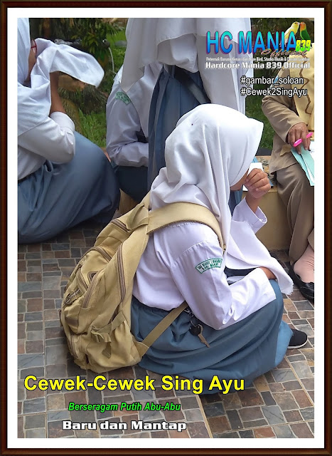 Gambar Siswa-Siswi SMA Negeri 1 Ngrambe Cover Putih Abu-Abu - Buku Album Gambar Soloan Edisi 9