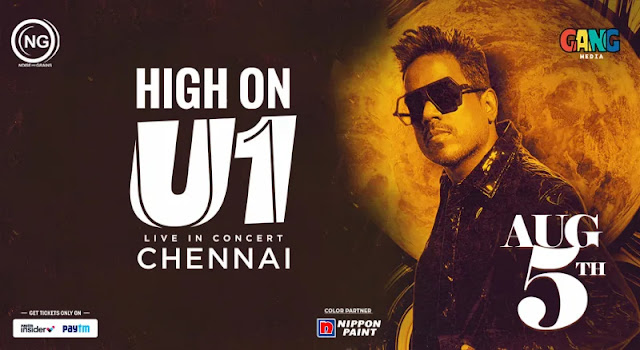 High On U1 Concert Chennai: Tickets 2023 Price