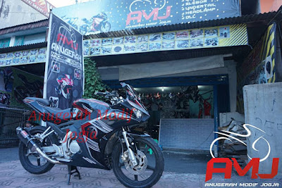 Jual Full Fairing Old Vixion Model R25-V1 Mix Bodi Ninja Fi