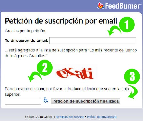 ></a></center><br><b>Luego, le llegará a su correo</b> un link o enlace de confirmación de la suscripción en letras regularmente azules. <b>Usted deberá hacer click sobre ese link</b> y tan pronto como tengamos novedades, se las haremos llegar. Si no tenemos nada nuevo, no le mandaremos nada.<br><a href=