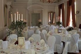 Wedding breakfast room at Coombe Abbey