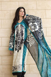 Ladies Embroidered Lawn Suits