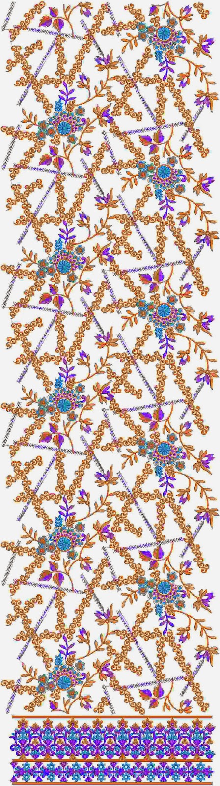 art embroidery thread Lawn Suit kuns borduurgare Lawn pak