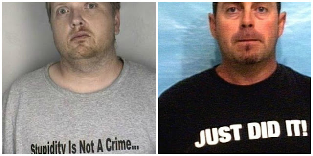 Gambar  Bila Penjenayah Pakai Baju Dengan Wording Yang 
