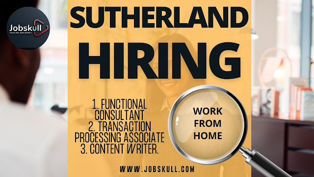 Sutherland Work from Home Jobs